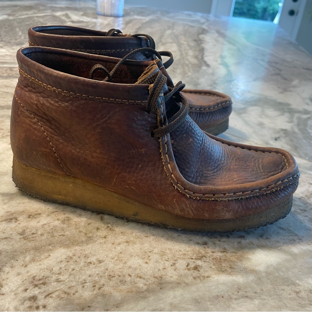 Clark’s Wallaby shoes, leather